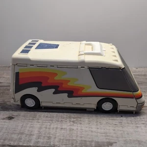 Vintage 1991 Micro Machines Galoob Super City Van Camper Pieghevole Playset Forma Ruvida - Foto 1 di 11