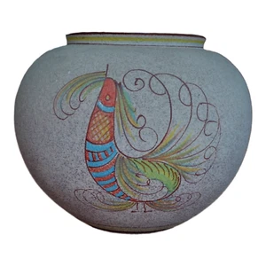 Vintage Keramik Blumenständer Vase Pflanzkübel 28 cm handbemalt - Bild 1 von 3