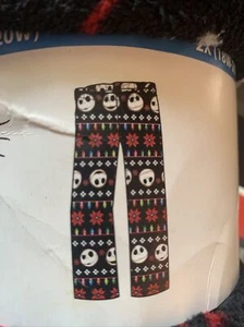 WOMENS LADIES NIGHTMARE BEFORE CHRISTMAS JACK SKELLINGTON PAJAMA Sz 2X -18x-20w - Picture 1 of 4