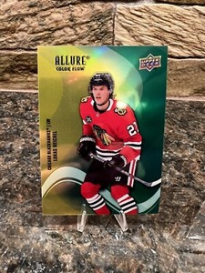 Lukas Reichel 2022-23 Upper Deck Allure Color Flow Yellow Green Rookie Chicago