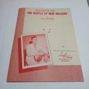 Vintage Sheet Music: The Battle of New Orleans - Jimmy Driftwood P14 - Picture 1 of 4
