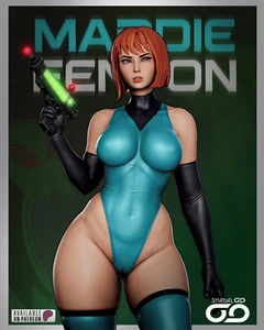 Maddie Fenton Statue 3D Druck unbemalt/unmontiert - Bild 1 von 22