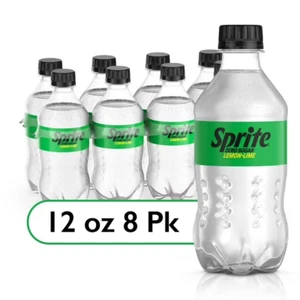 Sprite Zero Sugar Lemon Lime Soda Pop, 12 fl oz, 8 Pack Bottles - Picture 1 of 3