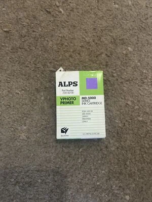ALPS 105142-00 VPhoto Primer Ink Cartridge MD-5000 Series Genuine New In Box - Image 1 of 3
