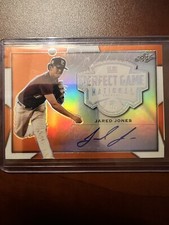 2019 Leaf Perfect Game National Showcase Jared Jones Orange Metal PROOF S/N:1/1