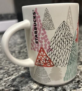 NOS Starbucks Modern Christmas Tree Becher 14 oz NEU! - Bild 1 von 4