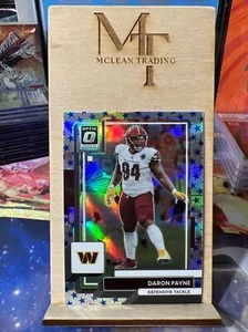 2022 Panini Donruss Optic Daron Payne Stars No. 195 Commanders - Picture 1 of 2