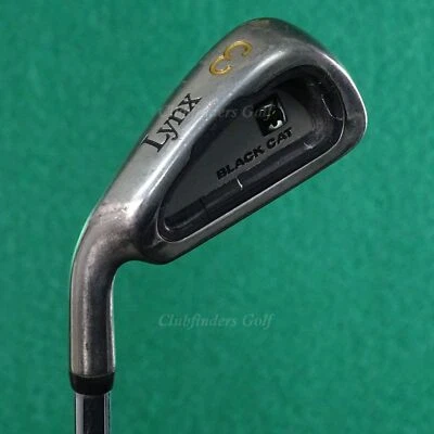 LH Lynx Original Black Cat Single 3 Iron True Temper Dynamic Flare Steel X-Stiff - Image 1 of 2