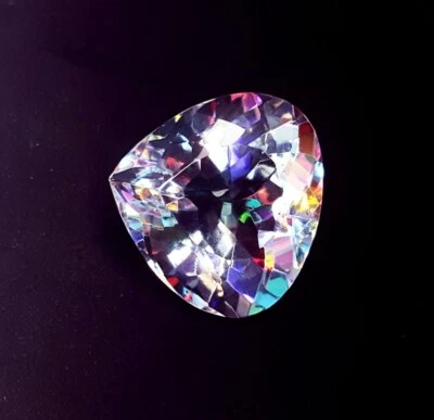 Pear Shape 38.00 Ct Mystic Quartz Certified Loose Gemstone With Free Gift - Image 1 of 4