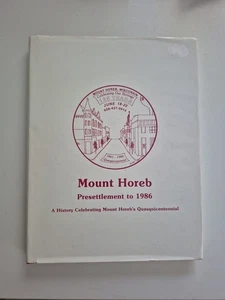 Mount Horeb Presettlement To 1986 Trade PB Wisconsin Local History Book - Picture 1 of 8