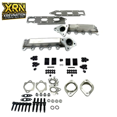 Kit de colector de escape y junta de alto flujo para Ford F-150 2011-2016 3,5 L EcoBoost Foto 1 de 4