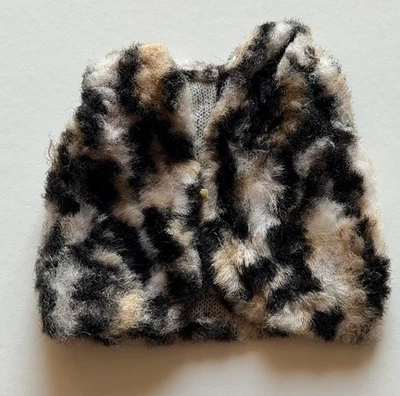 Vintage Barbie 1970s Faux Leopard Print Fur Vest HTF Rare - Image 1 of 4