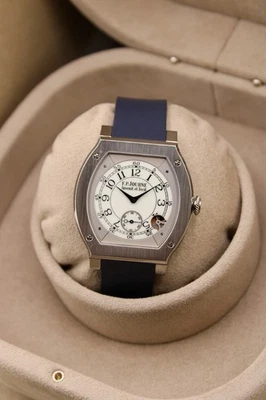 Mostrador branco titânio F. P. Journe elegante 48MM ELHT - Imagem 1 de 4