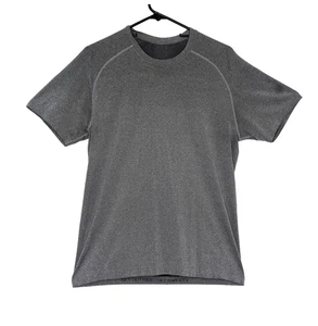 Lululemon Mens Medium Gray Vent Tech Short Sleeve 2.0 Shirt Workout Run - Picture 1 of 4