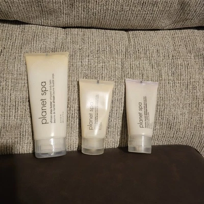 Avon Planet Spa 2007 nuevo manteca de karité africana, lote de 3 bálsamos corporales, mano de parafina Foto 1 de 4