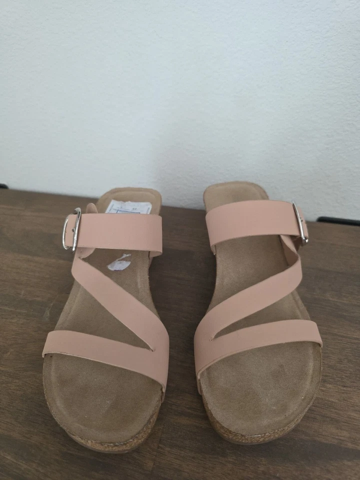 女士 Annie Comfort 女性腮红楔形凉鞋 6.5 码中号  — 第 1/4 张图片