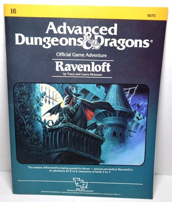 TSR AD&D Game Adventure Module 9075 I6 Ravenloft 1983 NM - Image 1 of 4