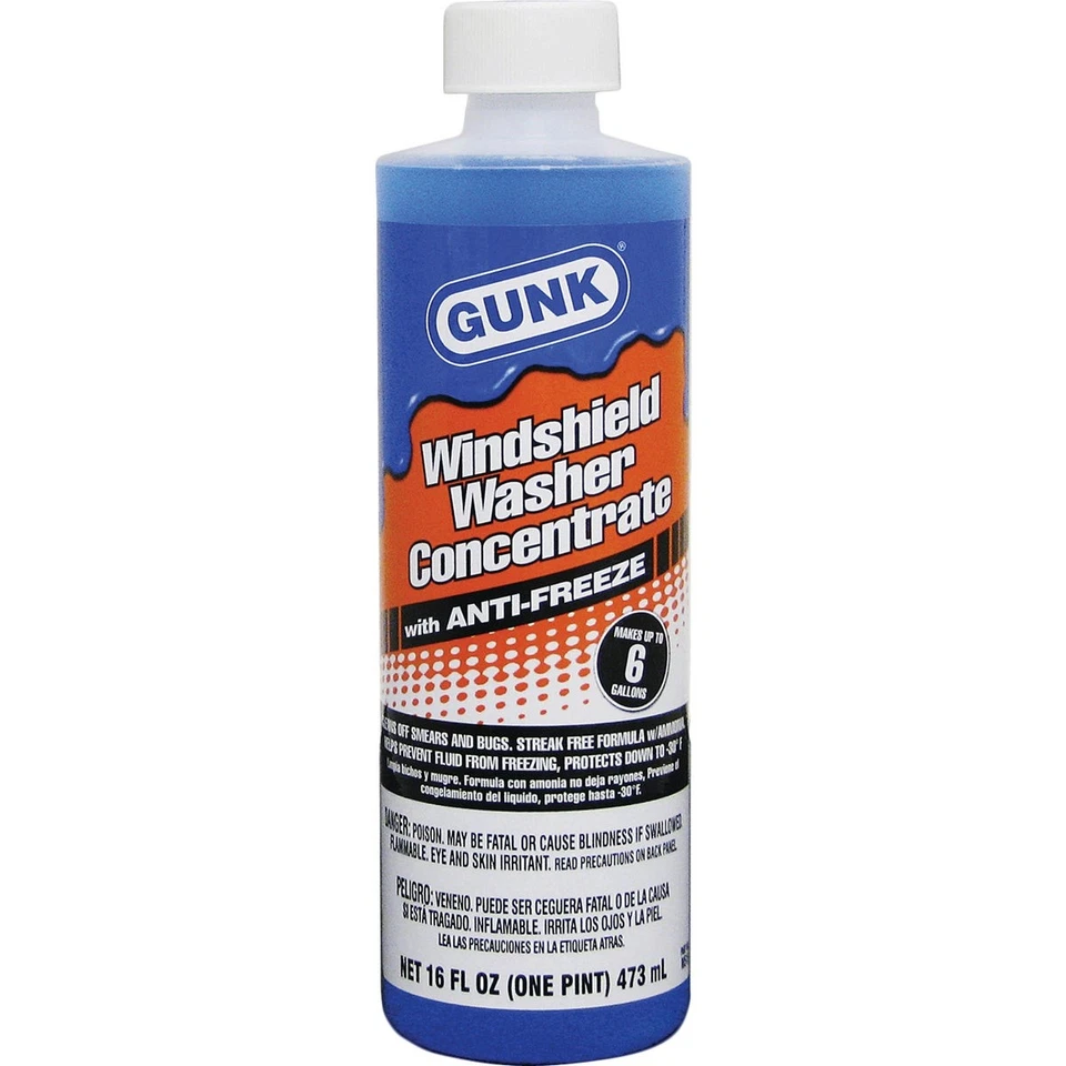 Gunk 16 Oz. Fluido concentrado para lavadora de para-brisa com anticongelante M516 - Imagem 1 de 1