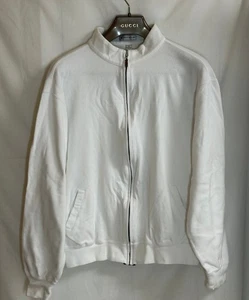 Peter Millar Herren Mock Neck Full Zip Langarm Pullover - Weiß - XL - Bild 1 von 6