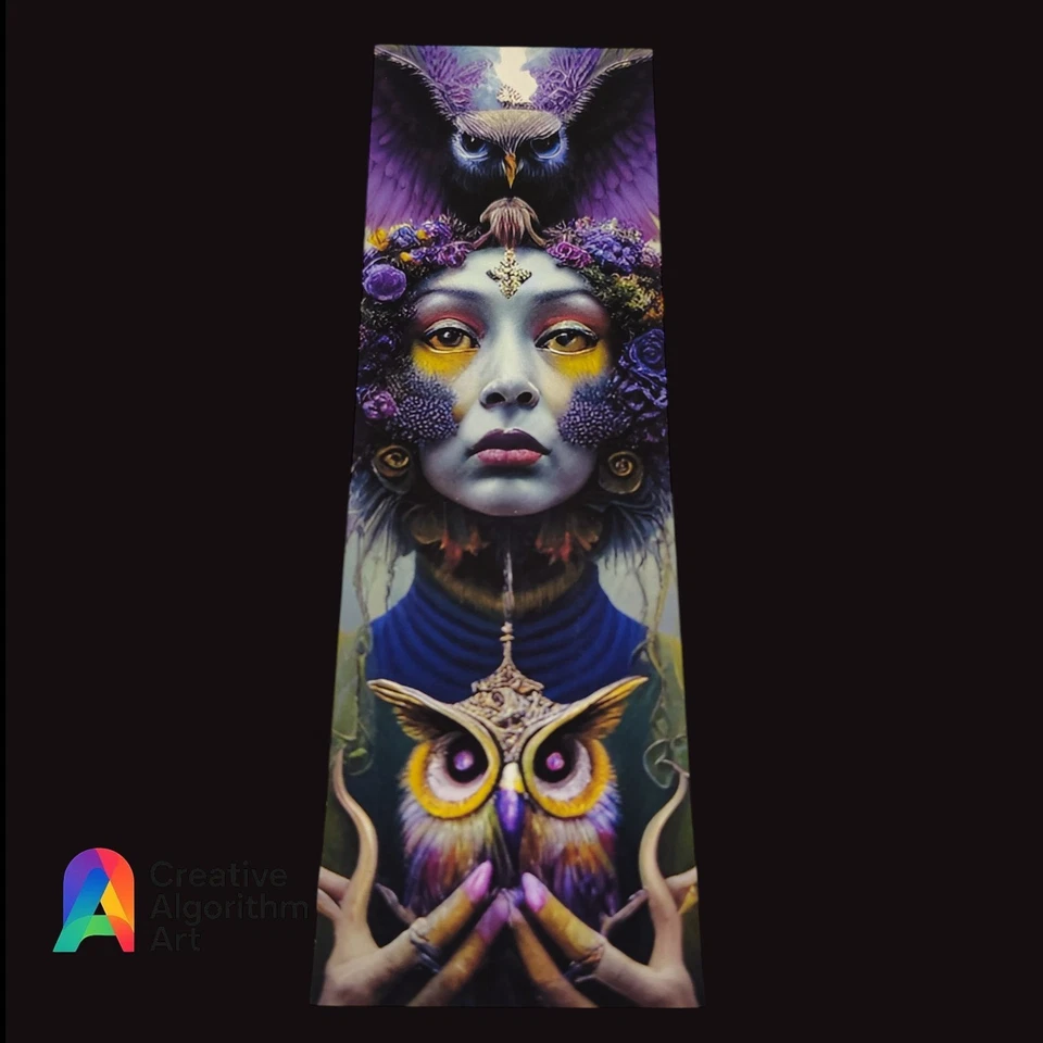 Oracle of Vision Bookmark – Gothic Fantasy Art🦉  - Image 1 of 1