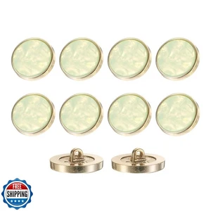 uxcell 10 Pezzi Bottone Tondo, 25mm/1" Resina Vintage Modello Decorativo Pulsante Se - Foto 1 di 5