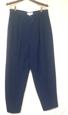 Vintage navy high waist wide leg Dress Pants Focus 2000 Womens Stretch Size 16 - Image 1 of 4