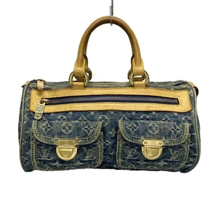 Auténtico Bolso de Mano LOUIS VUITTON Neo Speedy M95019 Azul Monograma Denim SP0036 - Imagen 1 de 20