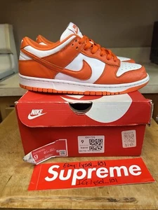 Gebraucht - Größe 9 - Nike Dunk Low Retro SP Syracuse 2020 Karton CU1726-101 - Bild 1 von 8