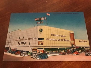 Cartolina d'epoca Webb's City San Pietroburgo la farmacia più insolita del mondo - Foto 1 di 1