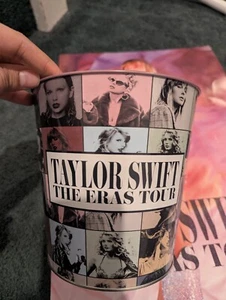 Taylor Swift The Eras Tour Popcorn Bucket Cup and Poster - Picture 1 of 4