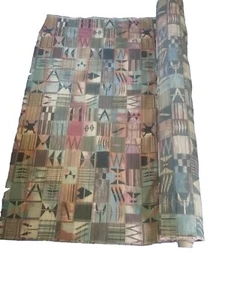 New Upholstery And Drapery  Fabric, 58" wide, sold by yard Geometric Earthtones - Picture 1 of 3
