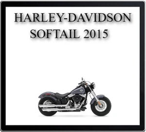 HARLEY-DAVIDSON SOFTAIL 2015 FACTORY WORKSHOP SERVICE MANUAL DVD - Picture 1 of 1