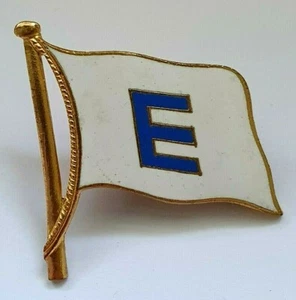 John.T. Essberger Deutsche Reederei Emaille Stab Mützenabzeichen Hamburg Germany - Bild 1 von 3