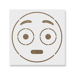 Plantilla enjuagada de emoji - plantillas Mylar duraderas y reutilizables - Imagen 1 de 5