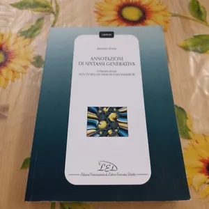 Annotazione Di Sintassi Generativa - Massimo Prada - Ed. Led 2020 - Foto 1 di 6