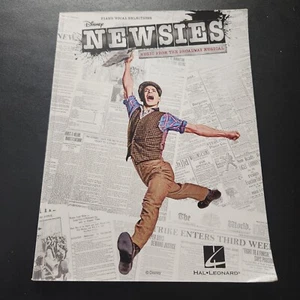 Newsies Broadway Musical for Piano Sheet Music Vocal Lyrics 13 Disney Songs Book - Picture 1 of 6