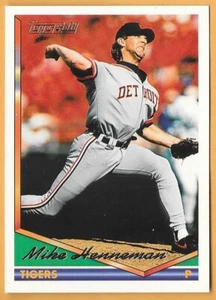 MIKE HENNEMAN DETROIT TIGERS #438 - TOPPS GOLD NM-MT 1994 - Picture 1 of 2