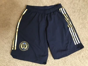 2017 authentic game worn team issued Philadelphia Union soccer shorts MLS sz M - Picture 1 of 9