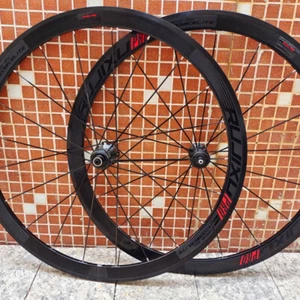 700C 40mm Road Bike Carbon Fiber Hub Wheels Race Bike Brakes Rim Brake Wheelset - Picture 1 of 23