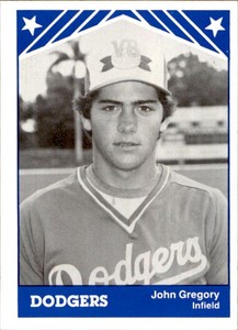 1983 Vero Beach Dodgers TCMA #17 John Gregory Lake Worth Texas TX Baseball Card