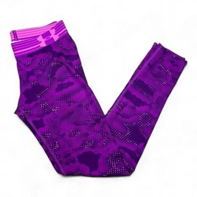 Under Armour Size Large Heatgear Fitted Leggings Youth Girls - Image 1 of 4
