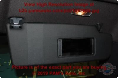 Used Right Sun Visor fits: 2014 Volkswagen Beetle w/o illumination Htbk Right Gr - Image 1 of 4