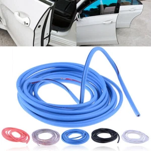 5m U Shape Blue Rubber Seal Car Door Edge Guard Molding Trim Protectors Strip - Picture 1 of 8
