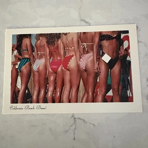 Vintage Actual Photo Co. Postcard California Beach Buns! Bikini Contest Girls - Picture 1 of 4