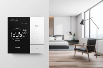 miMonitor Landlord AirBNB/HMO/Holiday Home Wifi Smart wired Thermostat v2 - Image 1 of 4