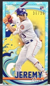 30/30 Jeremy Peña 2022 Topps Rip RC Rookie Mini RIPTIDE SP Last Printed Astros
