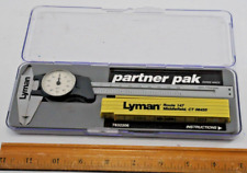 LYMAN DIAL CALIPER in Case 7832206  Made in SWITZERLAND Instructions Folding Rul