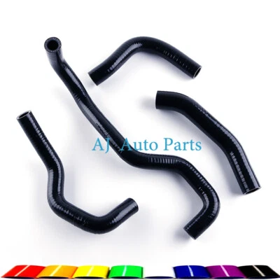 Mangueras de radiador refrigerante de silicona negras FIT Kawasaki Vulcan Nomad VN1500 1999-2004 Foto 1 de 4