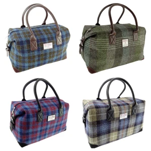 GLEN APPIN ORIGINAL HARRIS TWEED ÜBERNACHTTASCHE IN VERSCHIEDENEN FARBEN ESK TASCHE LB1006