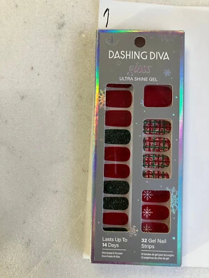 Paleta de 32 tiras de uñas Dashing Diva Gloss, Ultra, Shine y Gel, TÚ ELIGES Foto 1 de 4